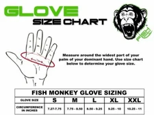 Fish Monkey Half Finger Guide Glove Americana (Select Size) FM11-AMER 