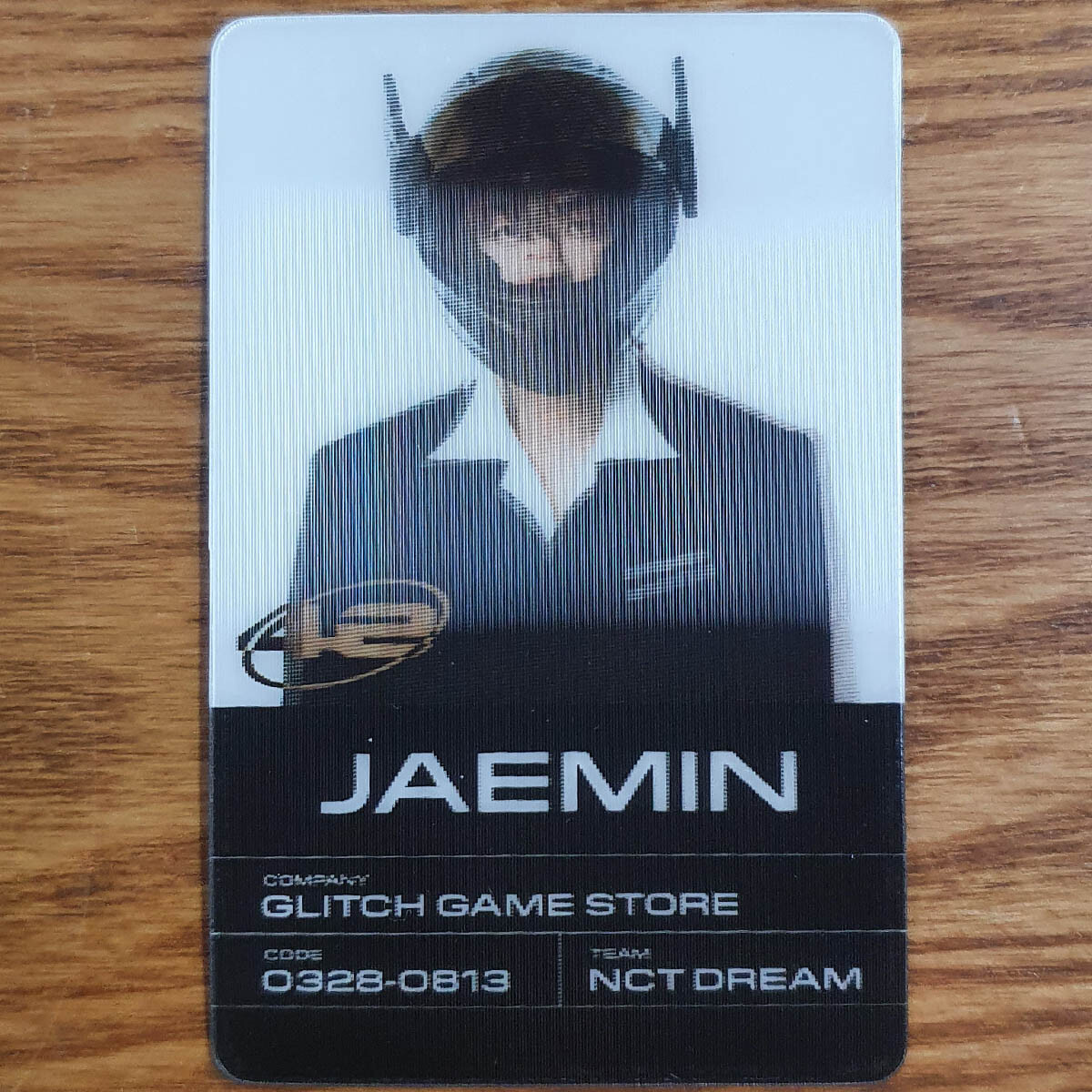 nct nctdream ジェミン スペシャルトレカ glitchmode md Jaemin Official Lenticular Card NCT Dream The 2nd Album