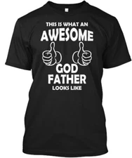 Awesome Godfather Looks Like T-Shirt Made in the USA Size S to 5XL