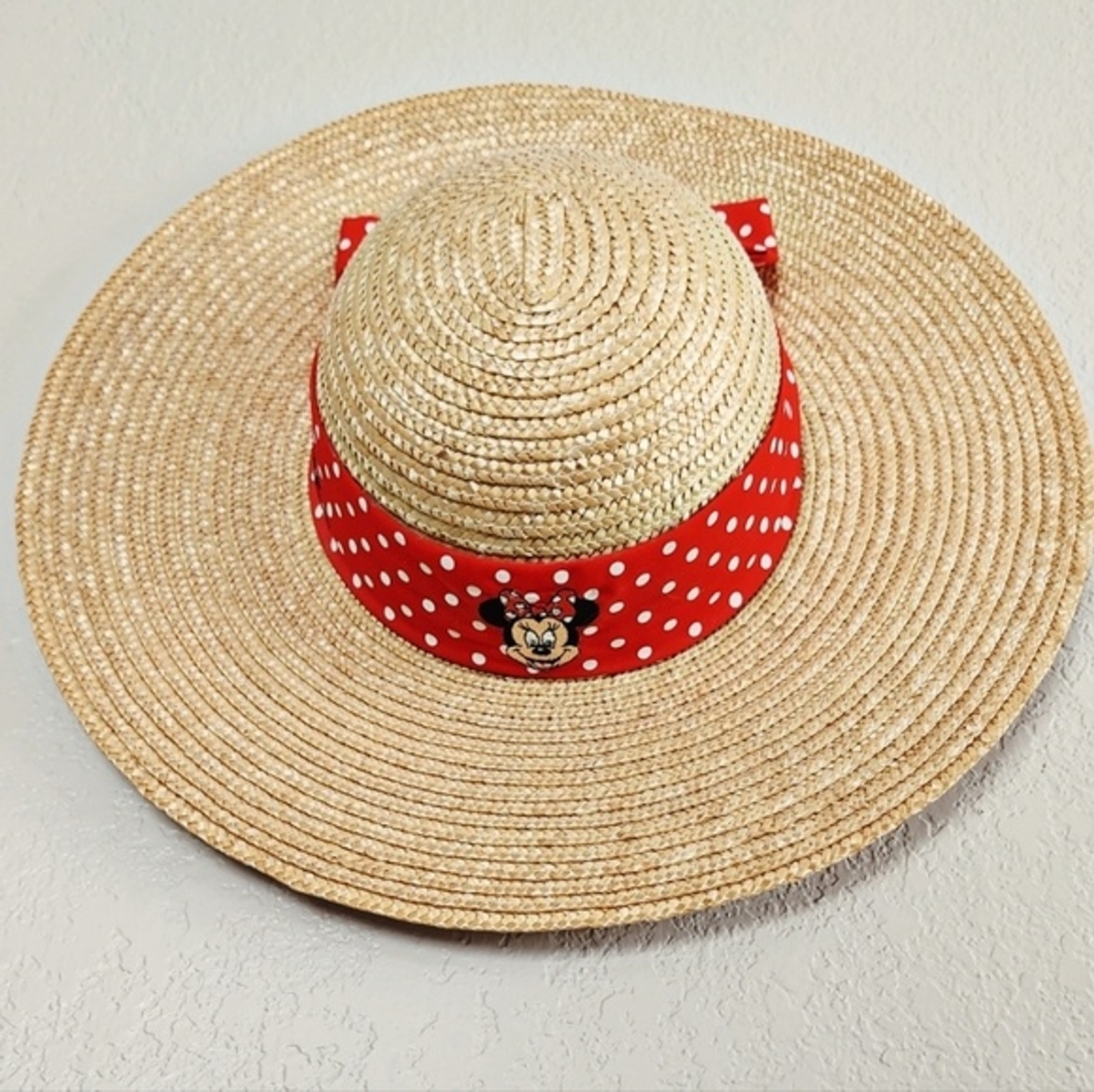 Rare Minnie Mouse Straw Sun Hat Goofy Hat Co Gem