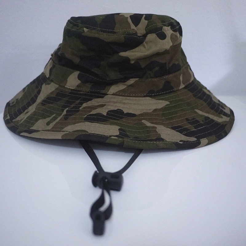 QUALITY Boys Kids Child Adult Camouflage Camo Army Bucket Sun Hat Cap Wide Brim  - image 4 of 4