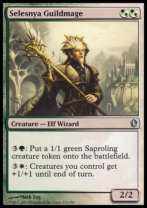 Magic the Gathering MTG Selesnya Guildmage (232) Commander 2013   LP