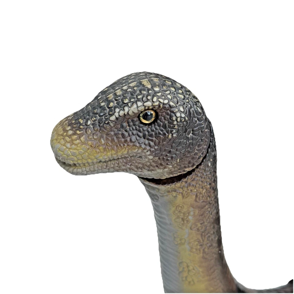 Dino Riders Brontosaurus Dinosaurier Figur - ca. 90cm Tyco 1989 Vintage S. FOTOS - Bild 3 von 4