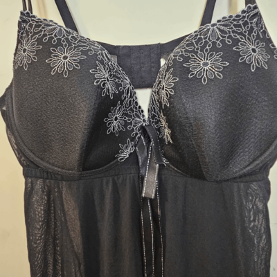 Cacique Sheer Sexy Babydoll Lingerie Teddy Women's Black Size 18/20 | eBay Cacique Sheer Sexy Babydoll Lingerie Teddy Women's Black Size 18/20 | eBay