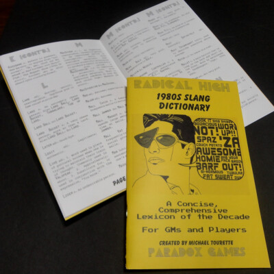 Radical High: 1980s Slang Dictionary - 1980s RPG