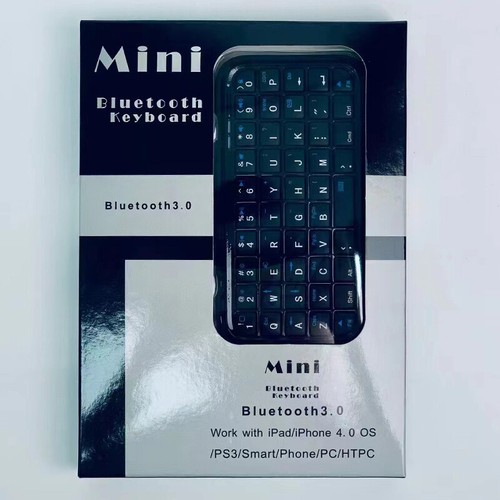 Mini Rechargeable Type-C Bluetooth 3.0 Keyboard Slim Wireless Pocket Keypad - Photo 12/12