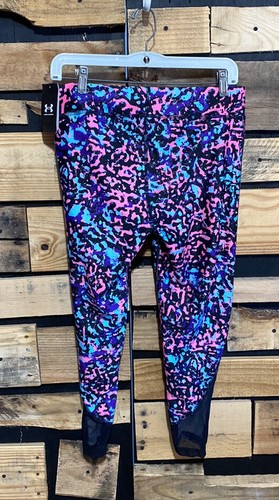 New Under Armour Big Girls Printed Ankle Crop Leggings Choose Size YXL - Picture 3 of 6
