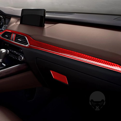 For Mazda CX9 2016-2023 Accessories Carbon Fiber Car Interior Air Outlet - Picture 5 of 40