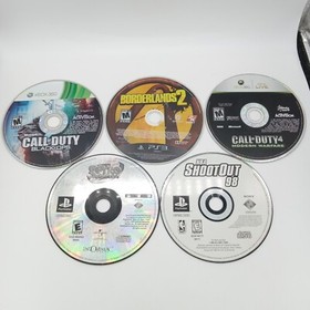 Lot (6) Nonworking Video Game Discs For Repair Or Resurfacing Sega Dreamcast PS1