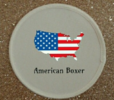  3'' American Boxer Boxen Bügeln/Aufnähen Sublimation Patch Abzeichen