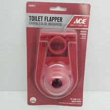 ACE  Toilet Flapper with chain for older 5 & 7 gallon toilets    #4208617