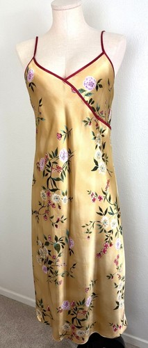 Vintage Women's Floral Nightgown & Robe Set w Adjustable Straps Size S NG59 5 - Picture 2 of 13