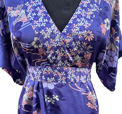 kimono sleeve dress short Short Kimono Dress Black