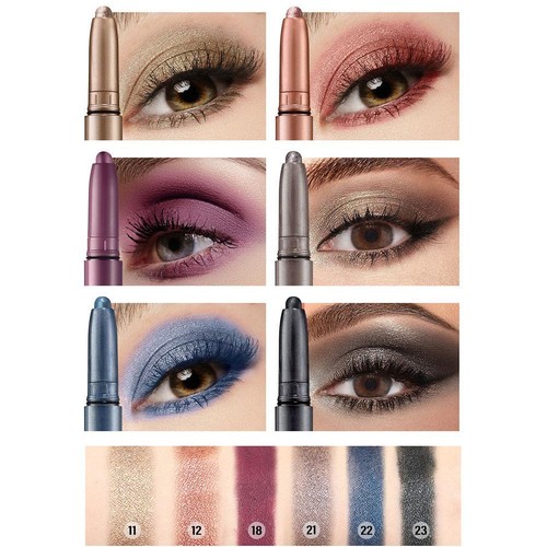 Eye Shadow Stick Highlight Pencil Waterproof Eyeshadow Pen Matte Pearlescent# - Picture 8 of 21