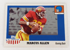 2005 Topps All American Football Marcus Allen #55 Oakland Raiders NFL HOF Chiefs
