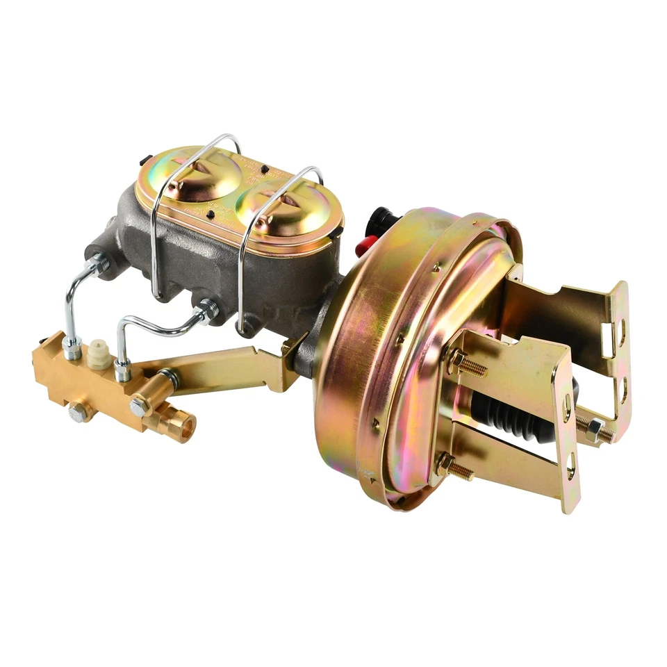 8" Zinc Power Brake Booster Conversion Kit Disc Drum for 1958-1964 Chevy Impala - Image 2 of 4