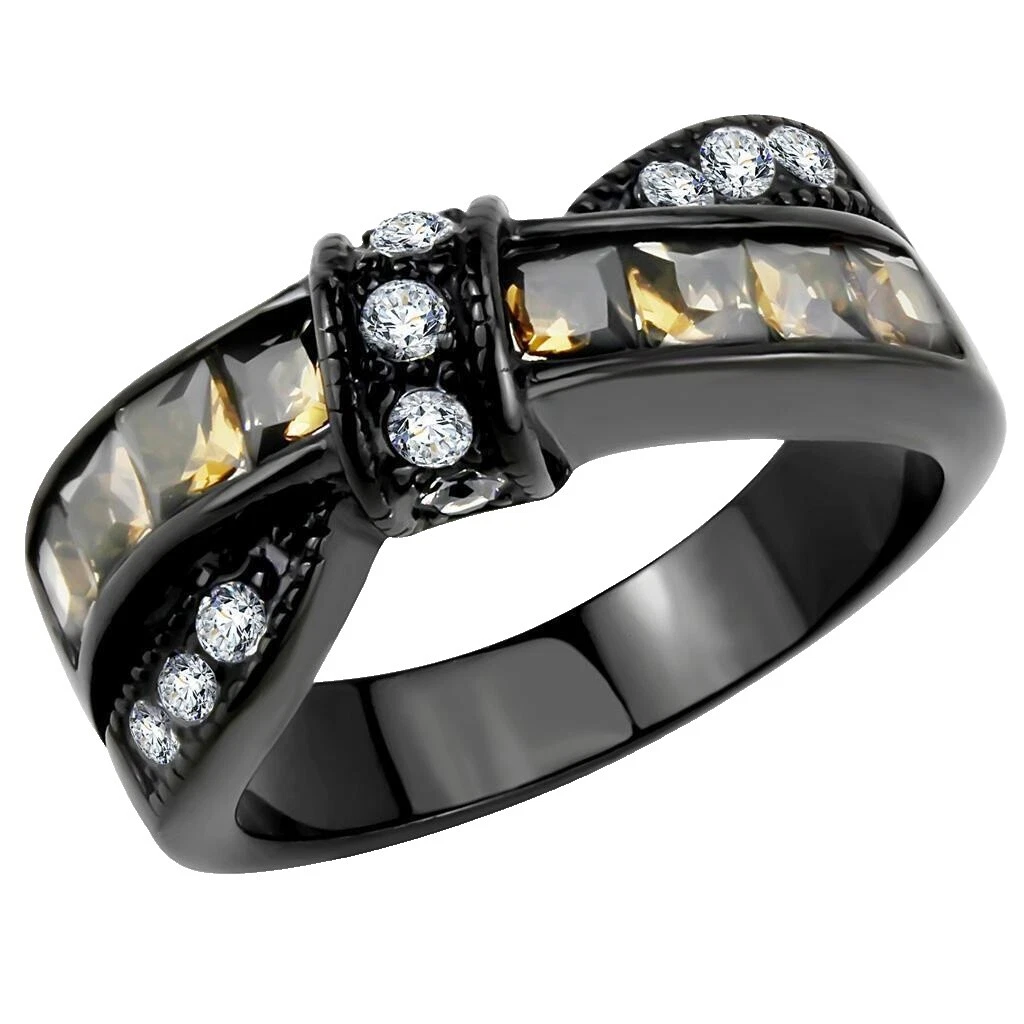 Anillos de Moda Marrón Vidrio