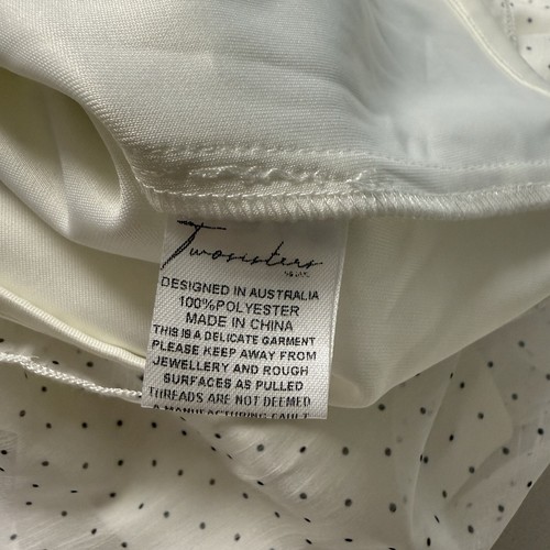 Two Sisters The Label boho dress women's knee length ruffle polka dot Size 12 - Picture 12 of 13