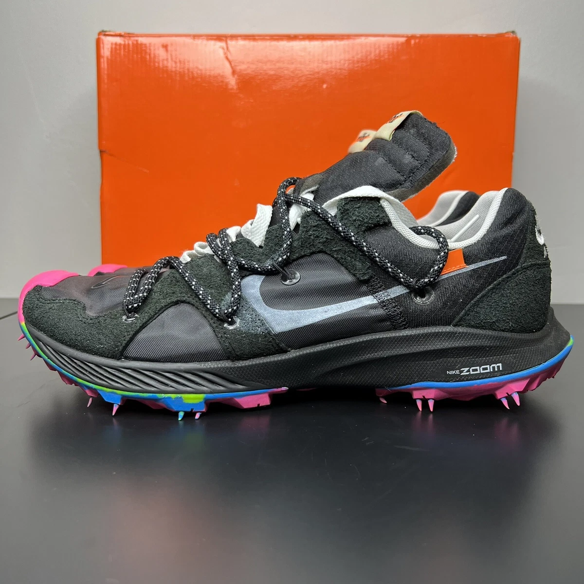 Size 11.5W 10M Nike Zoom Terra Kiger 5 Off White Black eBay
