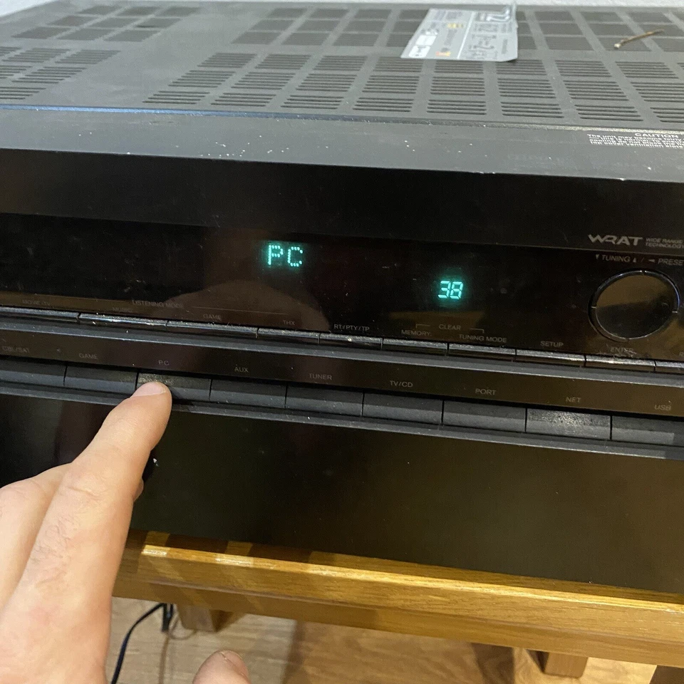 ONKYO TX-NR609 7.2 Channel 160 Watt Receiver - Black - HDMI *PARTS* - Image 2 of 4