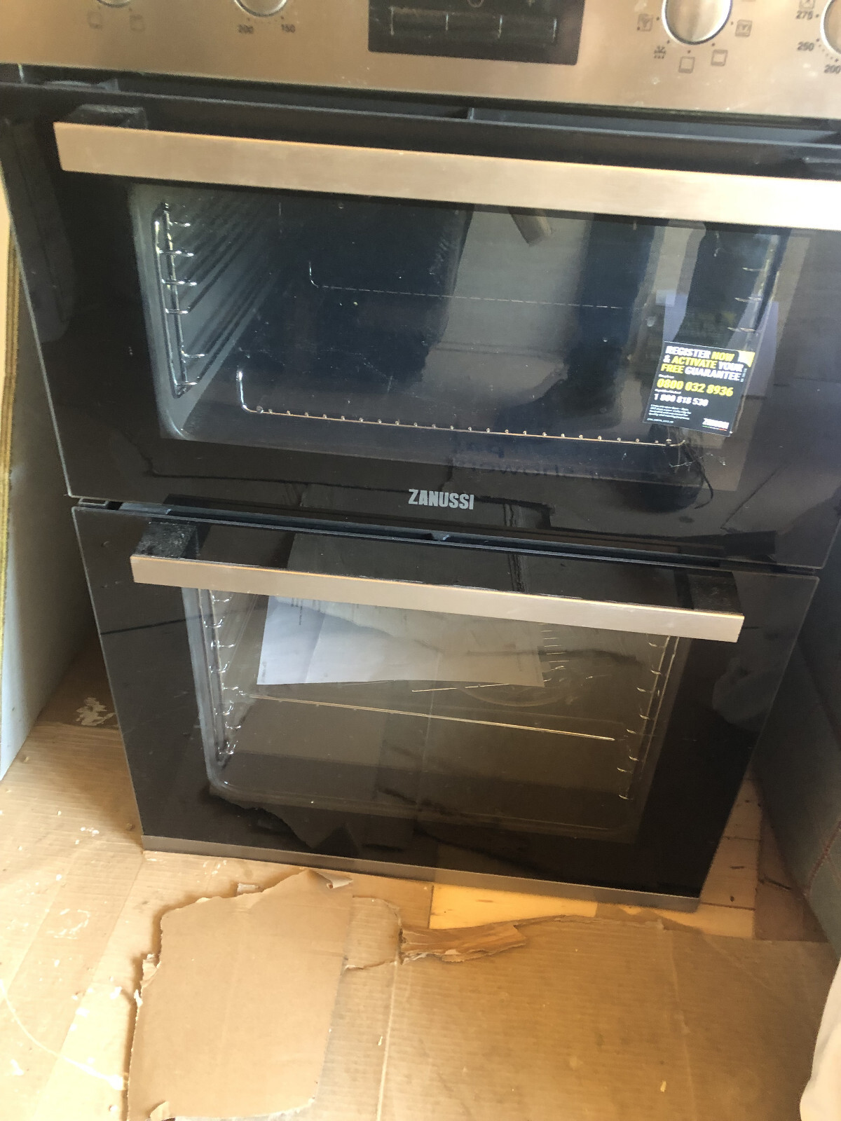 Zanussi ZOD35802XK Builtin Double Oven, Stainless Steel 691044167820