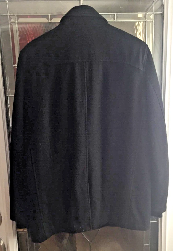 APT. 9 Black wool blend pea coat size M - Image 3 of 4