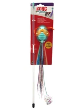 KONG Teaser Glow Firefly Wand Interactive Cat Toy 34"