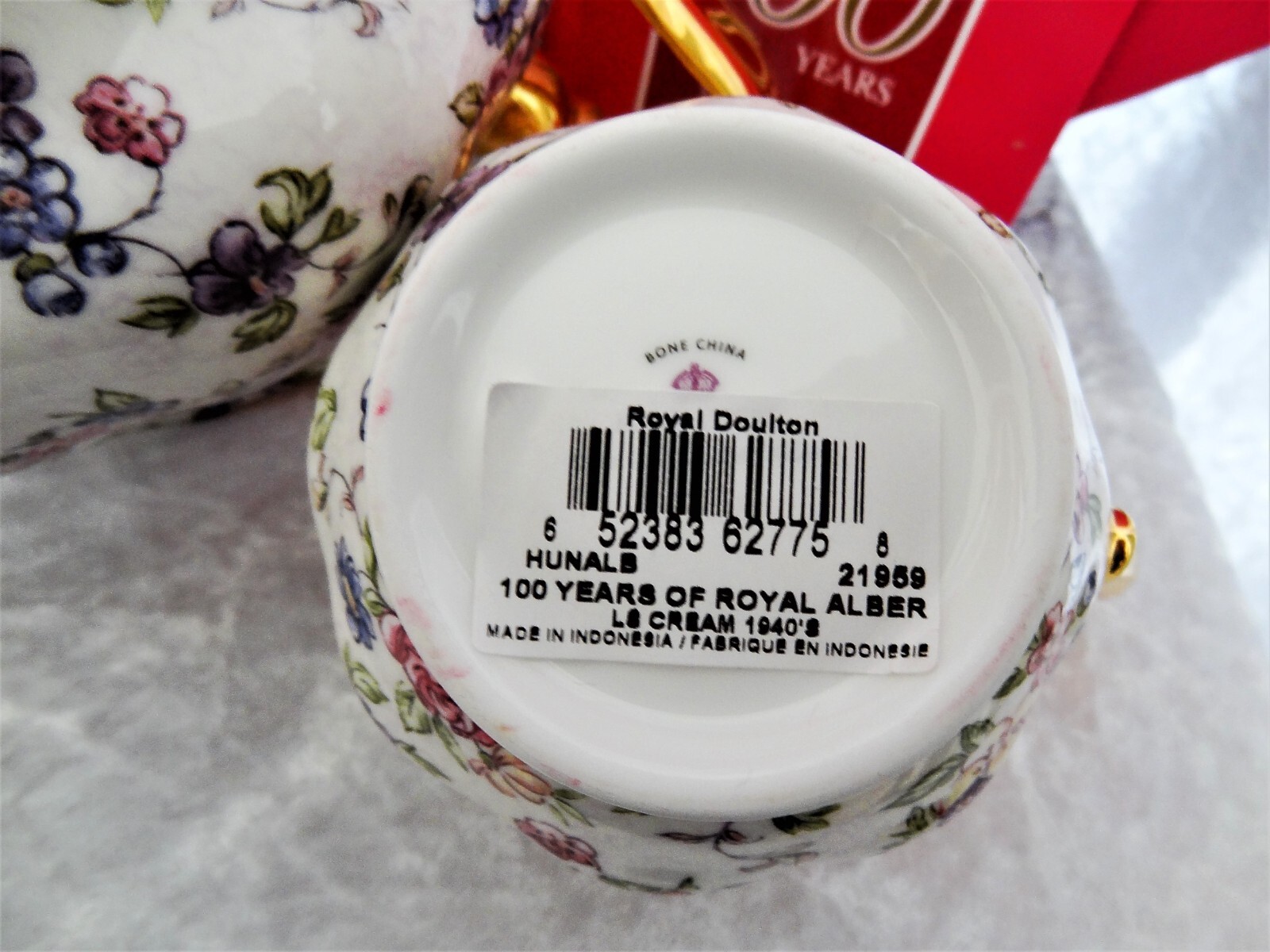 ROYAL ALBERT 100 YEARS ANNIVERSARY  'ENGLISH CHINTZ'  ~  5-PC TEA SET ~ NIB