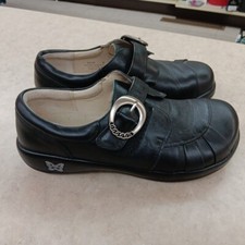 ALEGRIA Khloe Black Nappa Shoes Women s Size 8.5 / EU 40 KHL-601 Leather