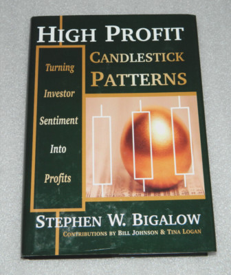 High Profit Candlestick Patterns by Stephen W Bigalow - Hard Cover w Dust Jacket
