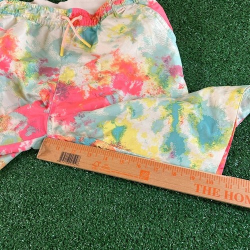 Cat & Jack Tie Dye Swim Shorts Casual Comfy Elastic Waist Kids Extra Large (16) - Picture 7 of 10