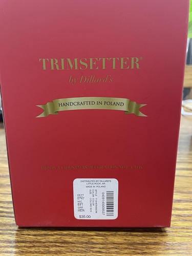 Dillard’s Trimsetter Ornament Handcrafted In Poland - Picture 5 of 5