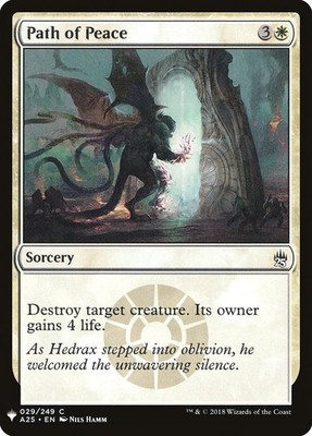 [MTG] Path of Peace (A25-29) (PLST) LP-HP