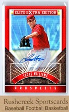 2015 Panini Elite Extra Edition #84 Lucas Williams Auto Autographed Prospects