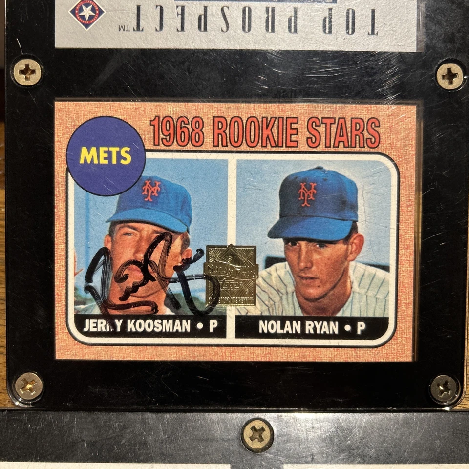 1995-1998 Topps/cubierta superior - #177 y #15 Nolan Ryan y Reid Ryan Lote Reid automático Foto 2 de 4