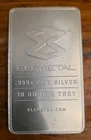 10 oz Troy Ounce Elemetal .999+ Silver Bar