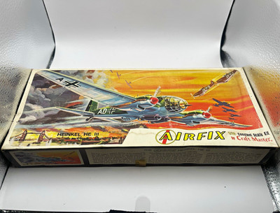 Airfix Heinkel He III Vintage Unassembled Airplane Kit Multicolor MPN 1408-100