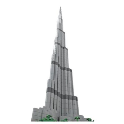 Burj Khalifa MOC Modular Building Set Skyscraper Bricks Toy Model Gift