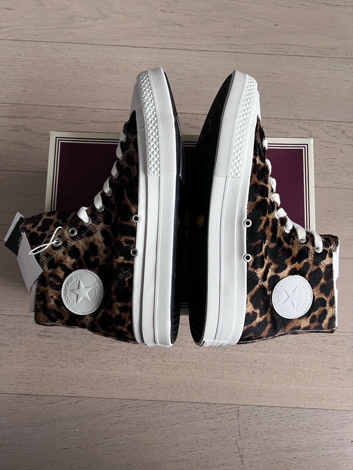Converse Chuck Taylor All Star CTAS Fs High First String Leopard Calf Hair 10 44 image 4