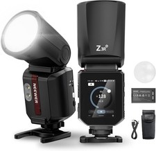 NEEWER Z3R-N 100Ws 2.4G HSS TTL Round Head Speedlight For Nikon