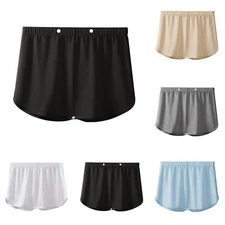 Men's Classic Boxers Shorts with Adjustable Open Crotch and Soft Fabric