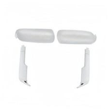 Side Mirror Cover Cap Trims Compatible with Silverado Sierra 2500 3500 Chrome