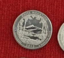 2013 White Mountains National Park Quarter  Coin