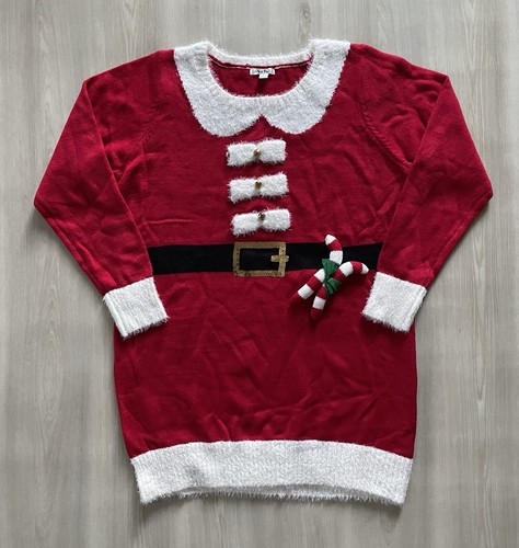 Kela Mrs.Claus Christmas Sweater Sz XL