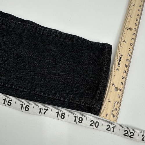 GAP Kids Legging Jean Girls Size 6 Elastic Waist Skinny Stretch Black Knit Denim - Picture 10 of 11