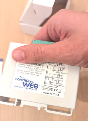 ControlByWeb X-410 Web-Enabled Programmable I/O Controller