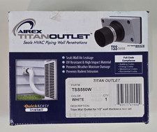 Airex Titan Outlet TSS-550-W HVAC Wall Penetration Line Set Seal White Siding