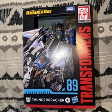 Transformers Toys Studio Series 89 Voyager Class Bumblebee Thundercracker Action