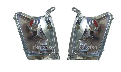 Front Corner Light Lamp Chrome Trim For Toyota Hilux MK4 1998 1999 2000 2001 - Picture 5 of 6