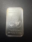 1 oz Silver Shield Bar - "Den of Thieves"